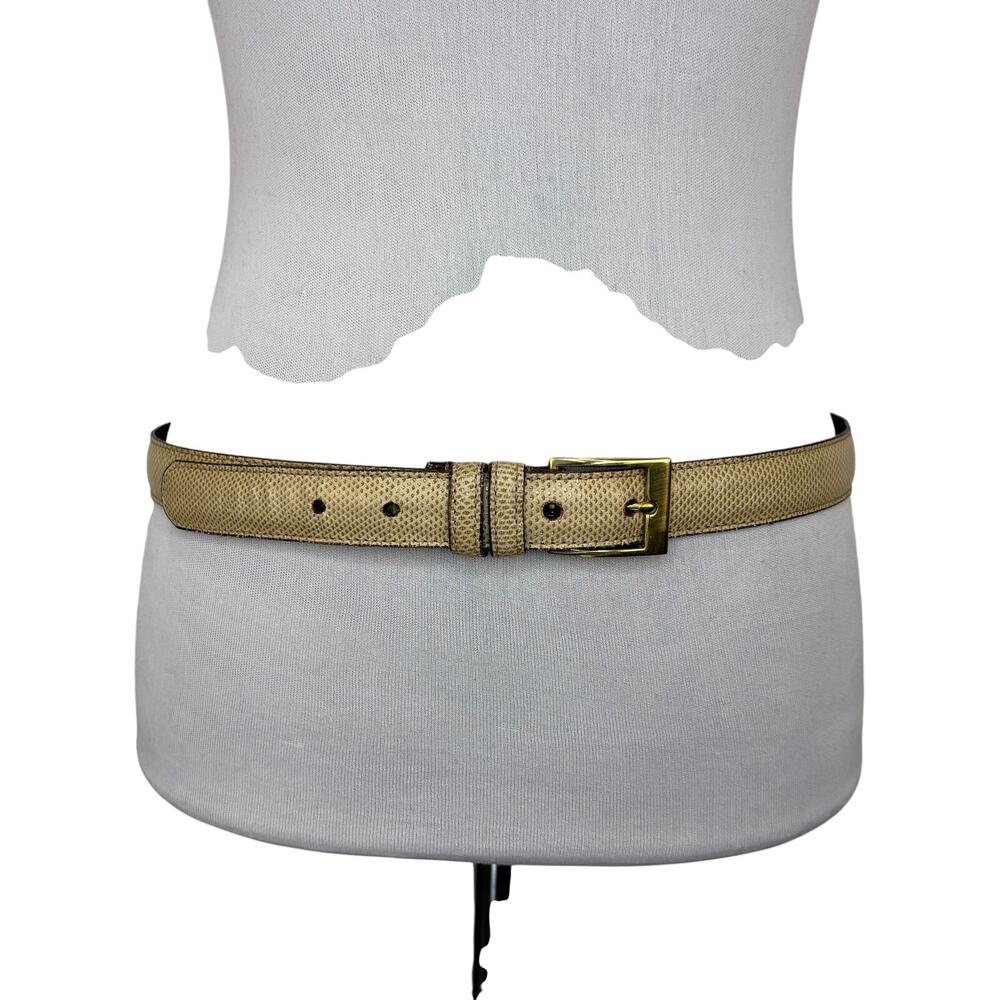 Vintage Dooney & Bourke Snake Skin Belt - Women's Small